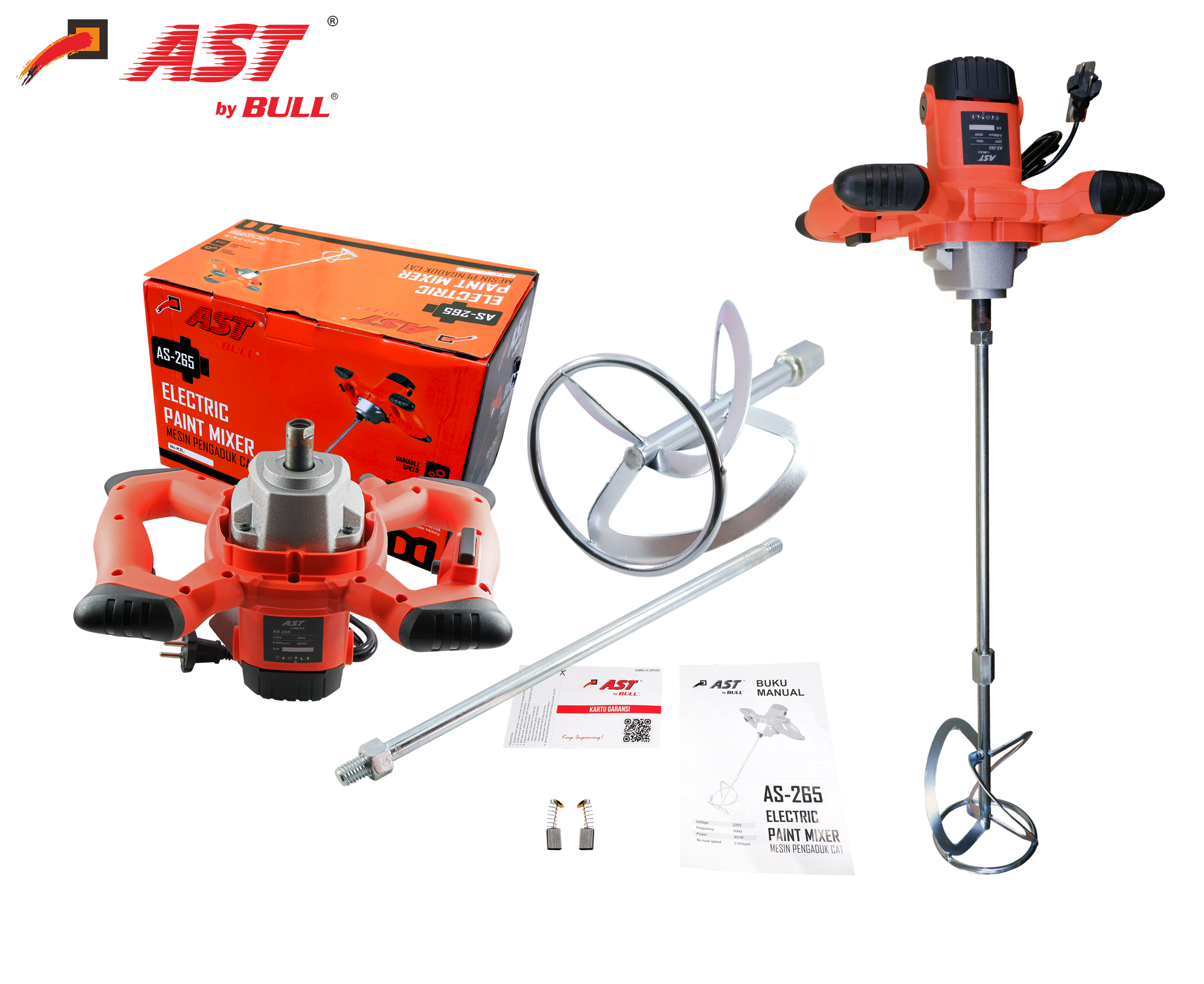 AST Electric paint mixer mesin pengaduk cat AS-265